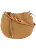 Jimmy Choo - Artie Shoulder Bag - Women - Calf Leather/suede - One Size, Brown, Calf Leather/suede