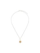 True Rocks Star Rosette Necklace - Metallic