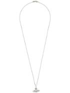 Vivienne Westwood Thin Lines Orb Necklace - Silver