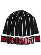 Dolce & Gabbana Striped 'king' Hat - Black