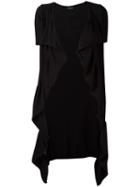 Twin-set - Short Sleeve Cardigan - Women - Cotton - Xs, Black, Cotton