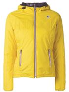 No21 Padded Jacket, Women's, Size: Large, Yellow/orange, Polyamide/feather Down
