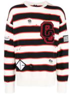 Opening Ceremony Striped Jumper - White