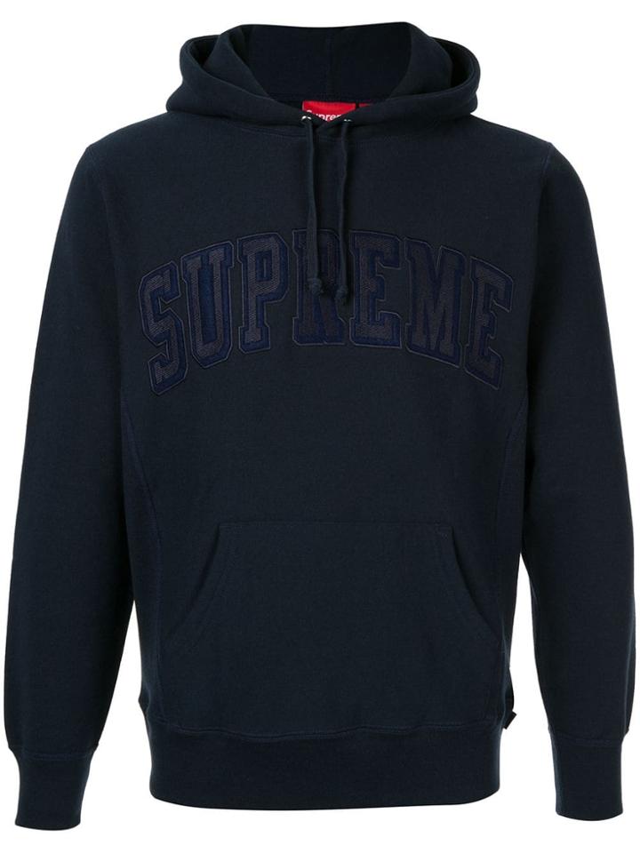 Supreme Tonal Arc Hoodie Ss16 - Blue