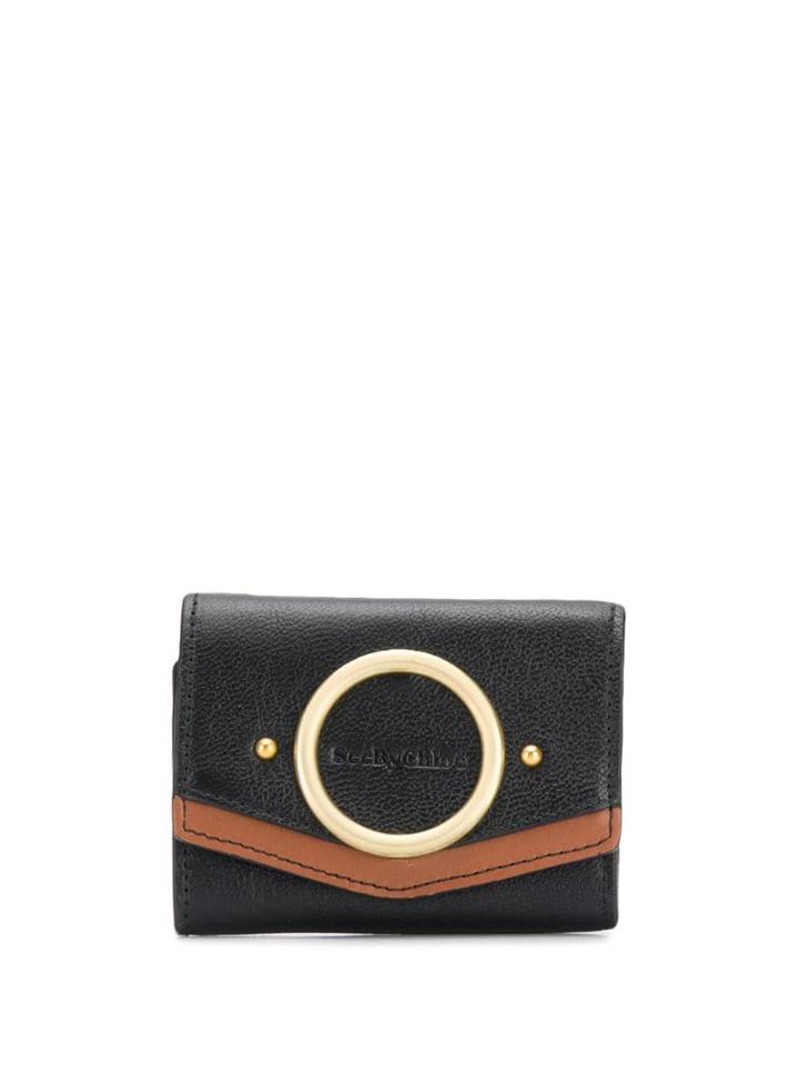 See By Chloé Aura Mini Wallet - Black