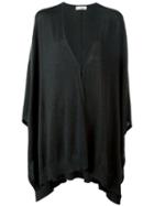 Brunello Cucinelli Flared Cardigan, Women's, Size: Medium, Black, Cashmere/silk