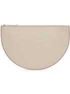 Burberry The Leather D Clutch - Neutrals