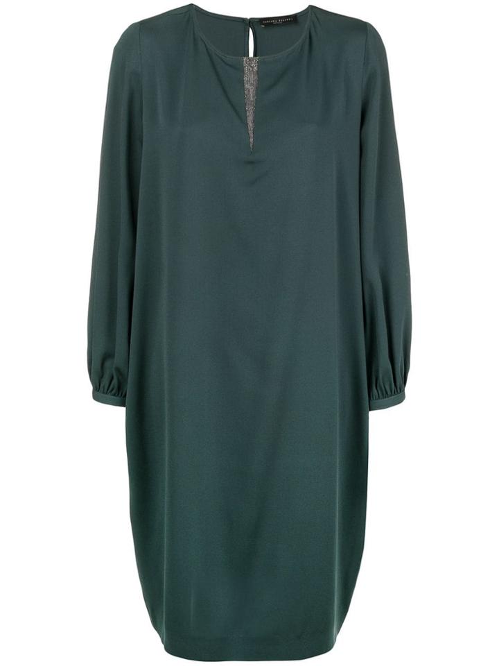 Fabiana Filippi Shift Midi Dress - Green