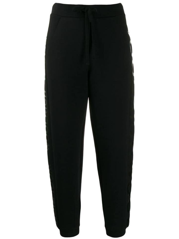 Woolrich Cropped Logo Track Pants - Black