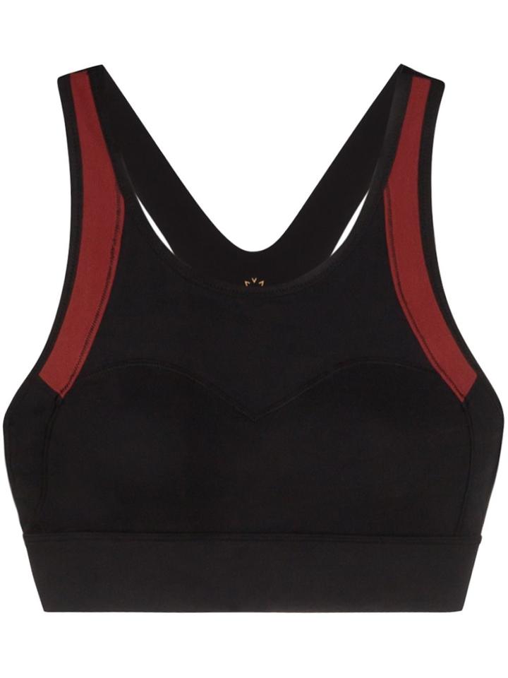 Varley Varley Bassett Sprts Bra Red Pnl Dtl - Black