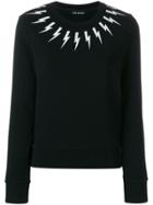 Neil Barrett Designer Printed Sweatshirt - Black