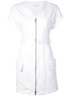 A.l.c. Short Sleeve Utility Dress - White