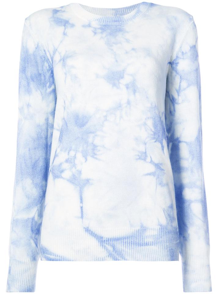 Michael Kors Collection Tie Dye Jumper - Blue
