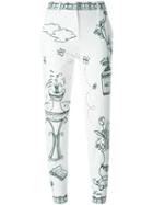 Dolce & Gabbana Victorian Garden Print Trousers