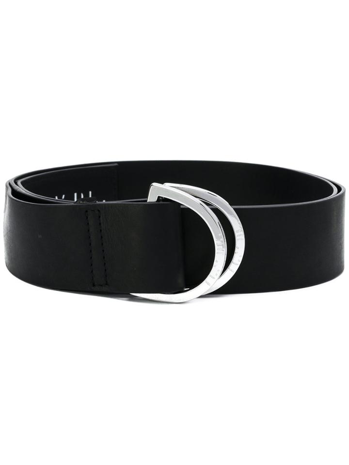 Unravel Project Double Buckle Belt - Black