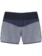 Track & Field Panelled Shorts - Grey