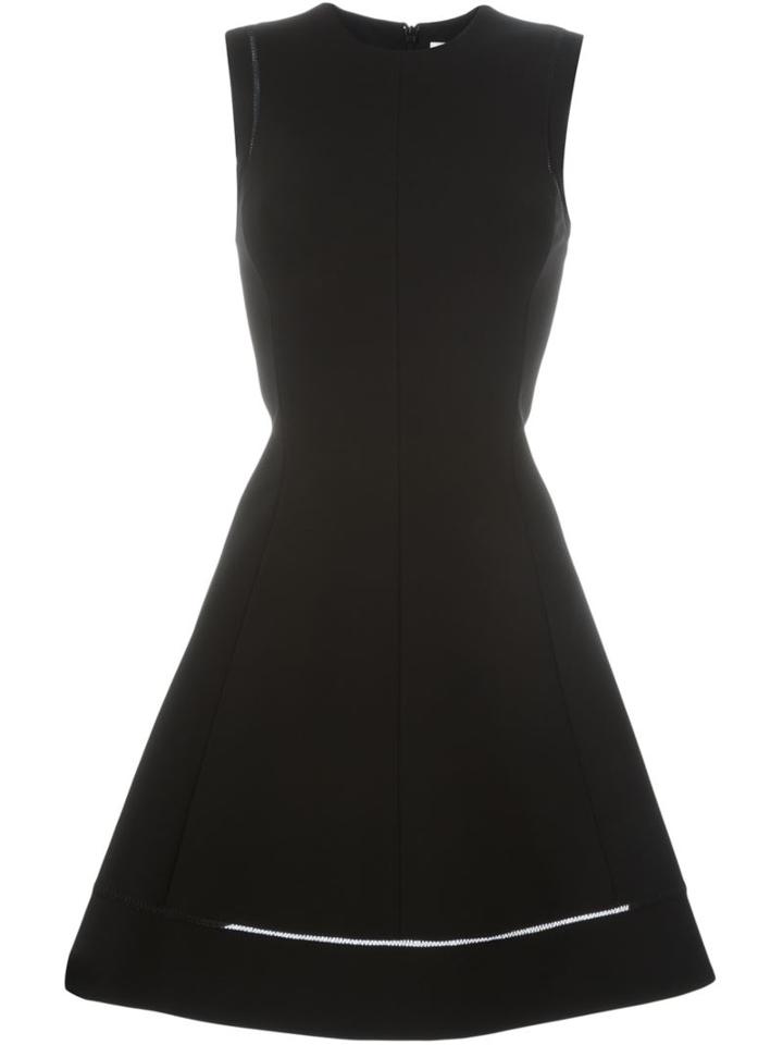 Victoria Beckham Panelled Mini Dress, Women's, Size: 8, Black, Polyester/spandex/elastane/viscose/silk