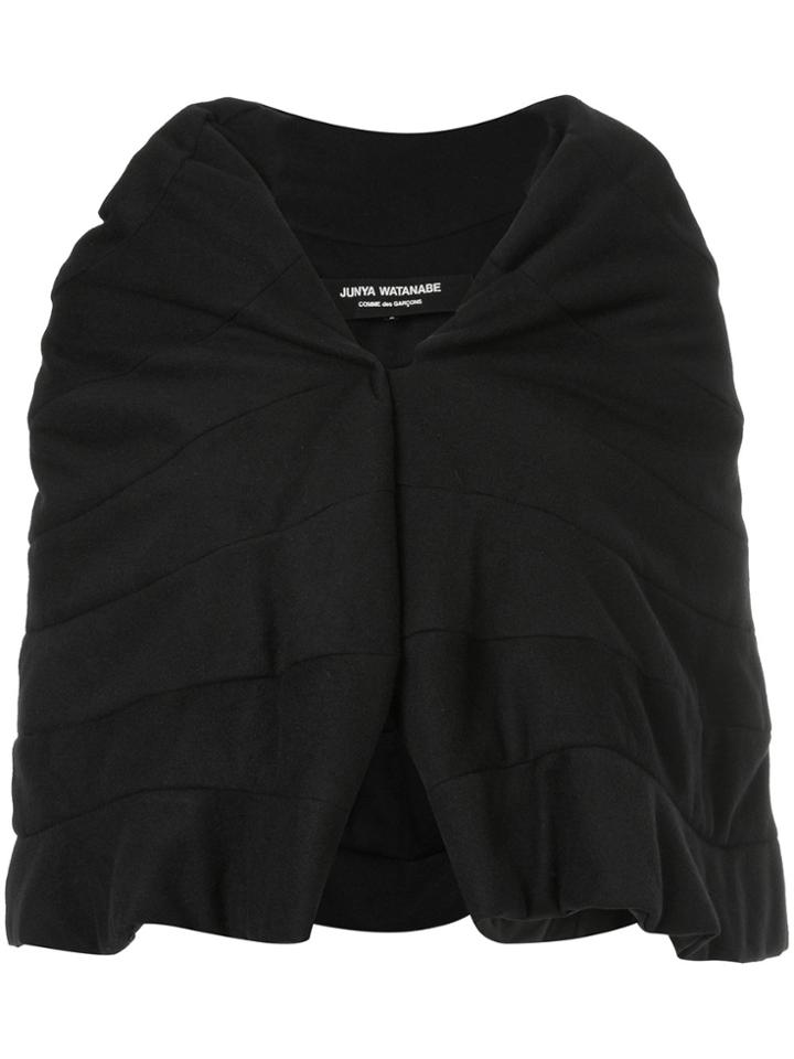 Junya Watanabe Comme Des Garçons Vintage Padded Cape - Black