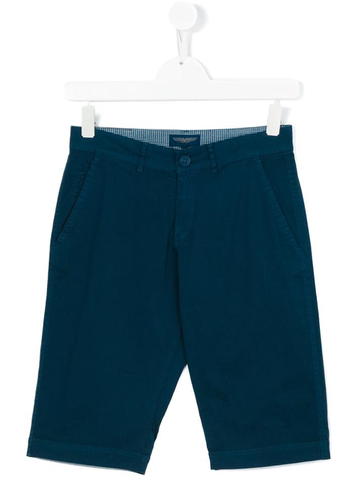 Aston Martin Kids Chino Shorts - Blue