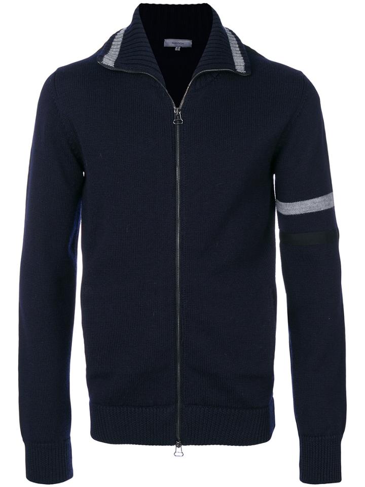 Lanvin Zipped Cardigan - Blue