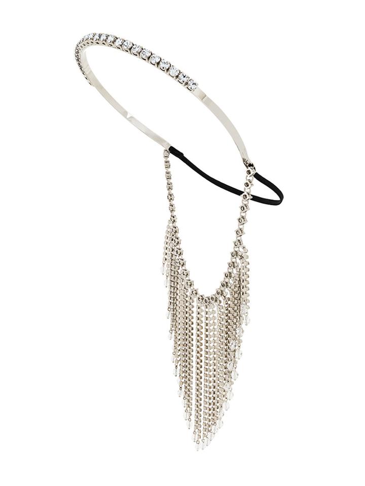 Miu Miu Crystal Drape Headband - Unavailable