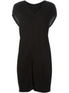 Rick Owens Drkshdw T-shirt Dress, Women's, Size: Small, Black, Cotton