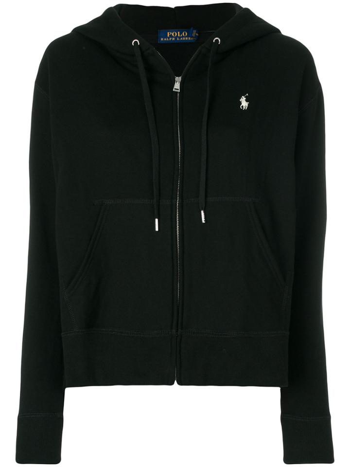 Polo Ralph Lauren Zip Front Hoodie - Black