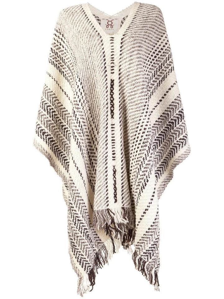 Figue 'gabriella' Poncho, Women's, White, Wool