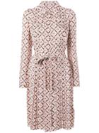 Bottega Veneta Printed Shirt Dress - Pink