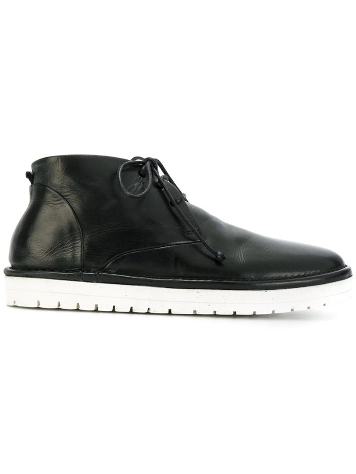 Marsèll Ridged Lace-up Boots - Black
