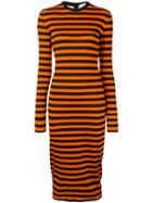 Givenchy - Striped Fitted Dress - Women - Spandex/elastane/viscose - 36, Black, Spandex/elastane/viscose