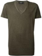 Dsquared2 Two-piece V-neck T-shirt Set, Men's, Size: Xs, White, Cotton/linen/flax