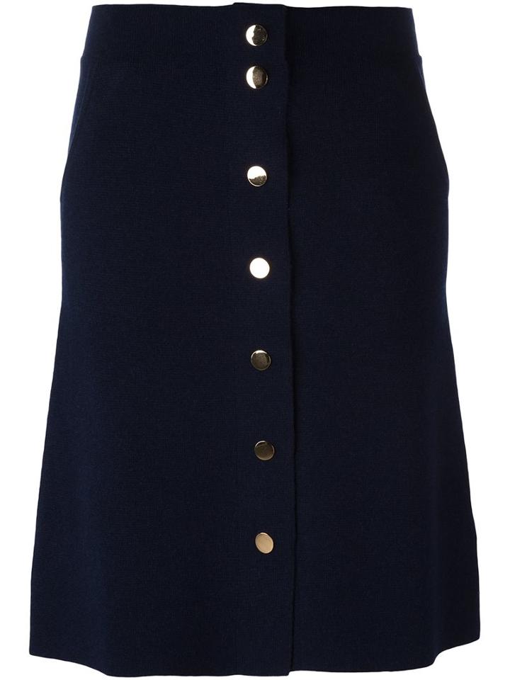 Allude Buttoned Skirt