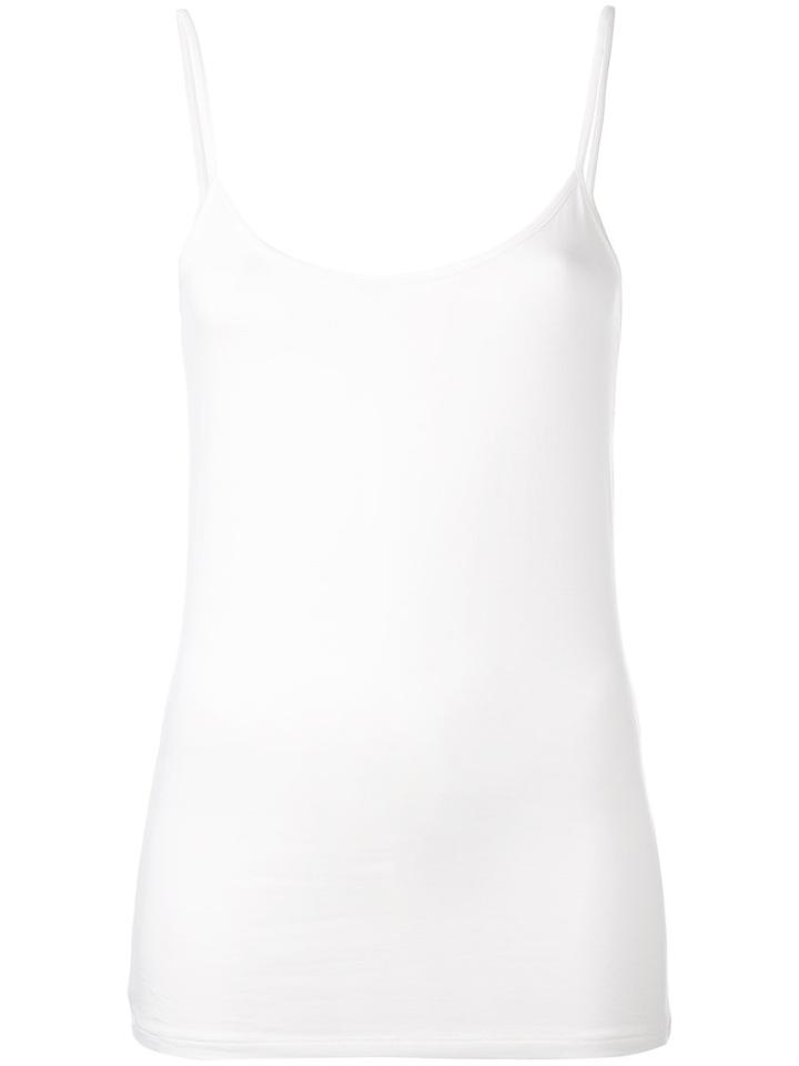 Majestic Filatures - Slim-fit Cami - Women - Elastodiene/viscose - 1, White, Elastodiene/viscose