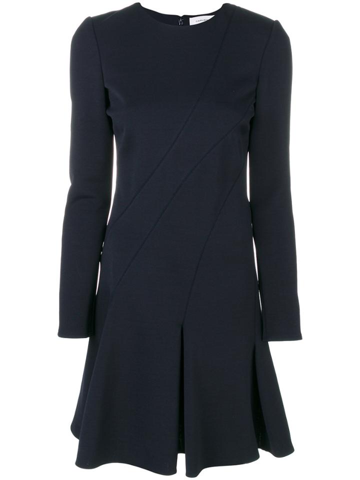 Carven Flare Panel Dress - Blue