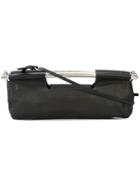Prada Vintage Top Handle Clutch - Black