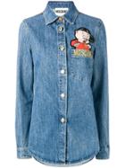 Moschino Porky Pig Denim Shirt - Blue