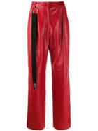 Brognano Pleated Waist Trousers - Red