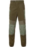 Engineered Garments Panelled Trousers - Green