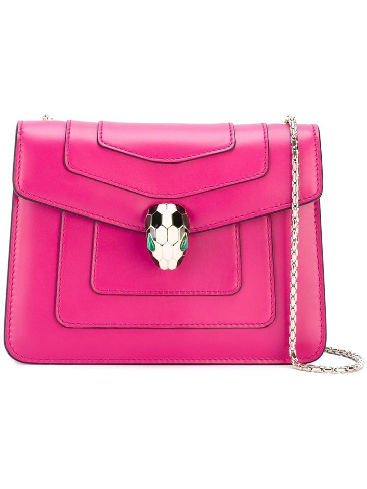 Bulgari Serpenti Forever Crossbody Bag - Pink & Purple