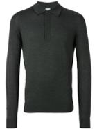Paul Smith Long Sleeve Polo Shirt, Men's, Size: Medium, Green, Merino