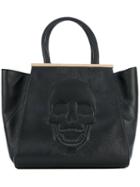 Philipp Plein - Skull Tote Bag - Women - Leather/suede - One Size, Black, Leather/suede