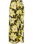 Colville Floral Maxi Skirt - Yellow