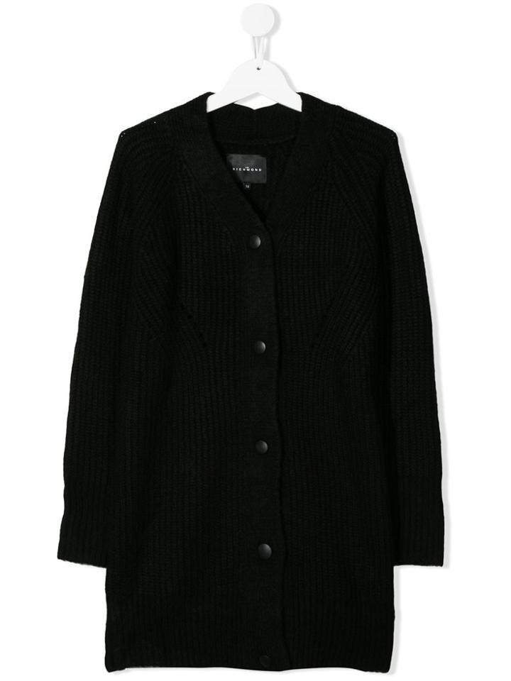John Richmond Junior Button-up Cardigan - Black