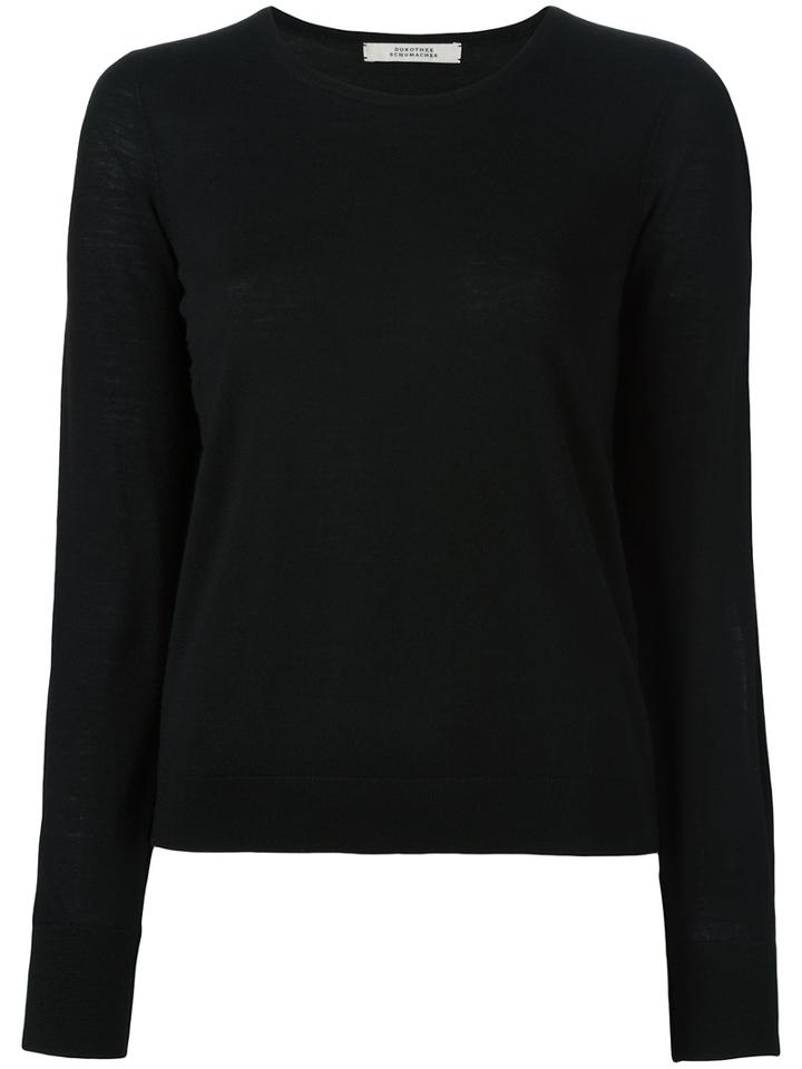 Dorothee Schumacher Plain Jumper, Women's, Size: 3, Black, Virgin Wool