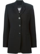 Dolce & Gabbana Vintage Long Blazer, Women's, Size: 44, Black