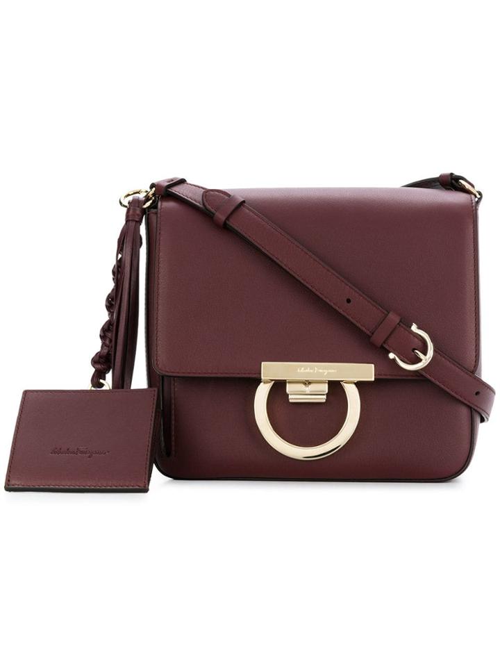 Salvatore Ferragamo 21g977 009lockwine - Red