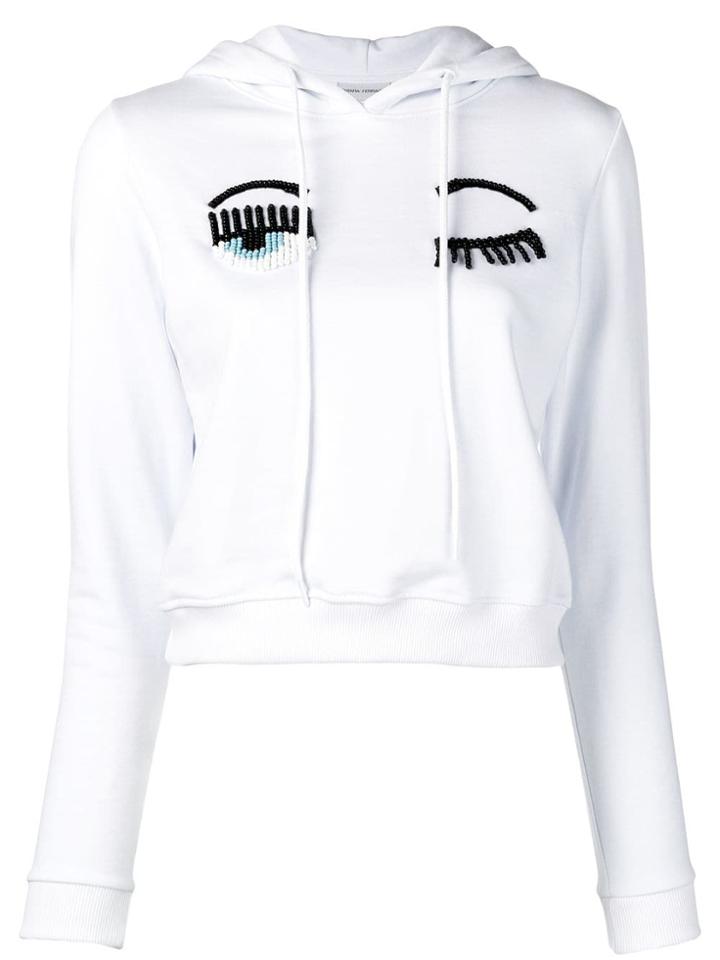 Chiara Ferragni Iconic Eye Hoodie - White