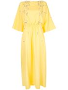 Rami Al Ali Sequin Embellished Maxi Dress - Yellow