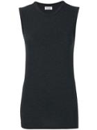 Brunello Cucinelli - Classic Plain T-shirt - Women - Cotton/spandex/elastane/brass - Xs, Blue, Cotton/spandex/elastane/brass